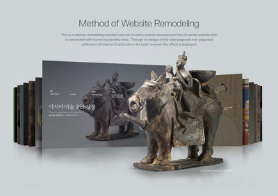 韓國國家博物館官方網(wǎng)站設(shè)計 傳統(tǒng)與現(xiàn)代的完美融合